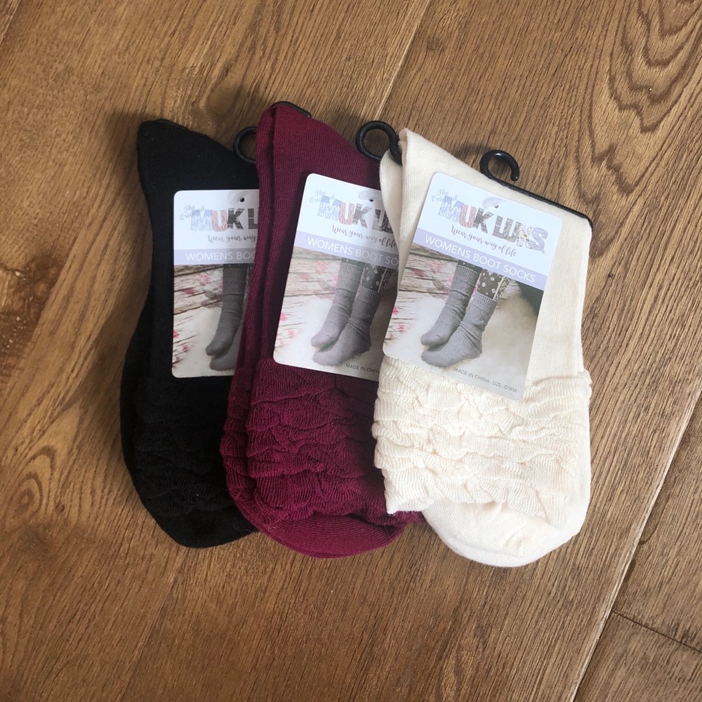 Boot Socks with Ruffles